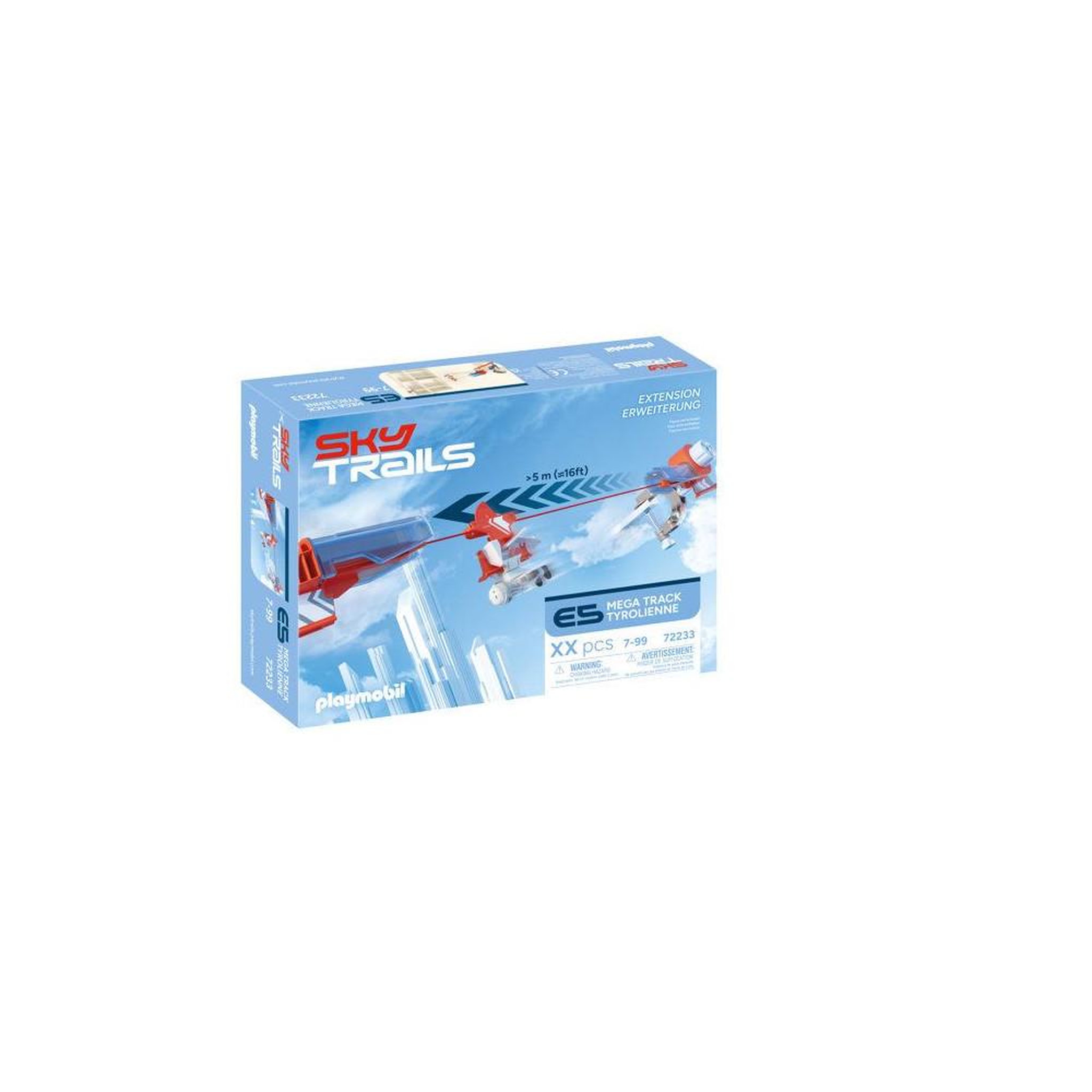 PLAYMOBIL Coffret extension cd ? Non. Playmobil sky trails 72233 mega track tyrolienne