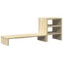 Voir la diapositive 6 : VIDAXL Support de moniteur et organisateur de bureau bois d ingénierie