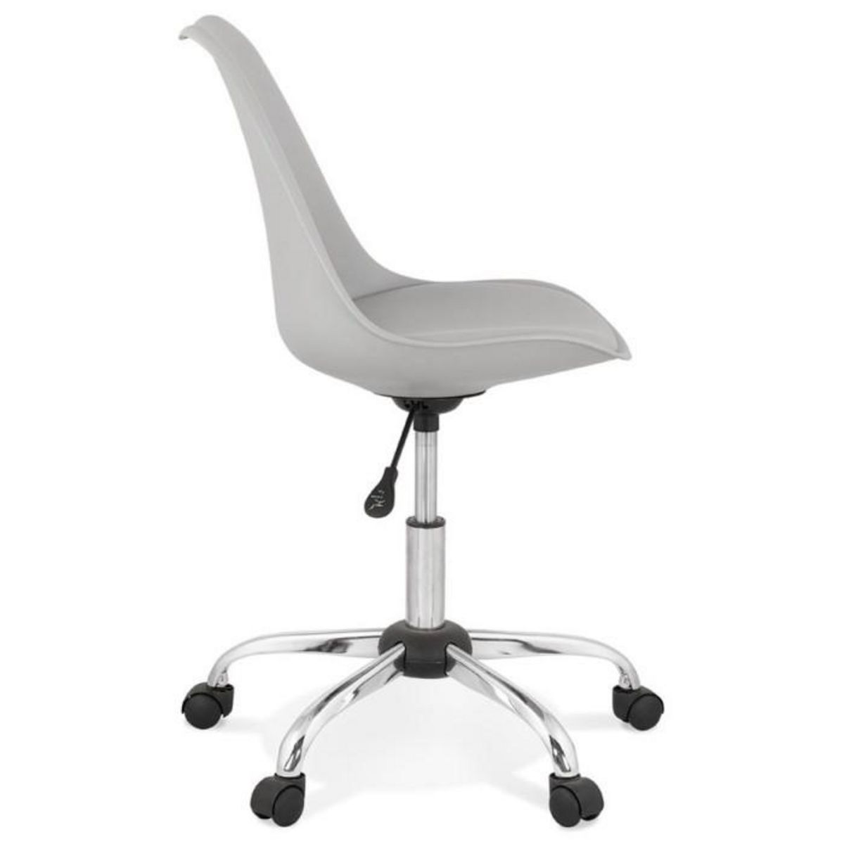 Paris Prix Chaise de Bureau Design  Amidon  81cm Gris