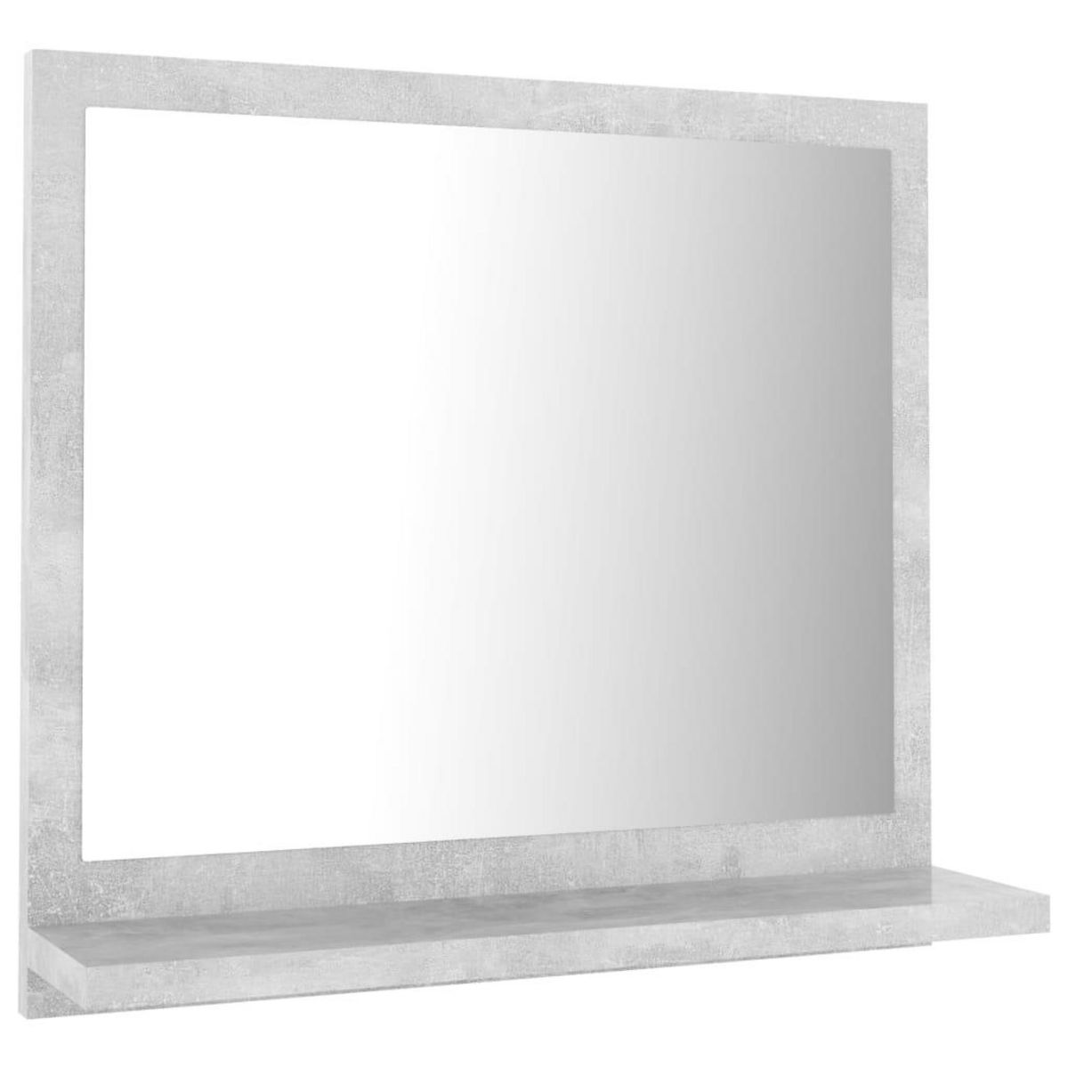 VIDAXL Miroir de salle de bain Gris beton 40x10,5x37cm Bois ingenierie
