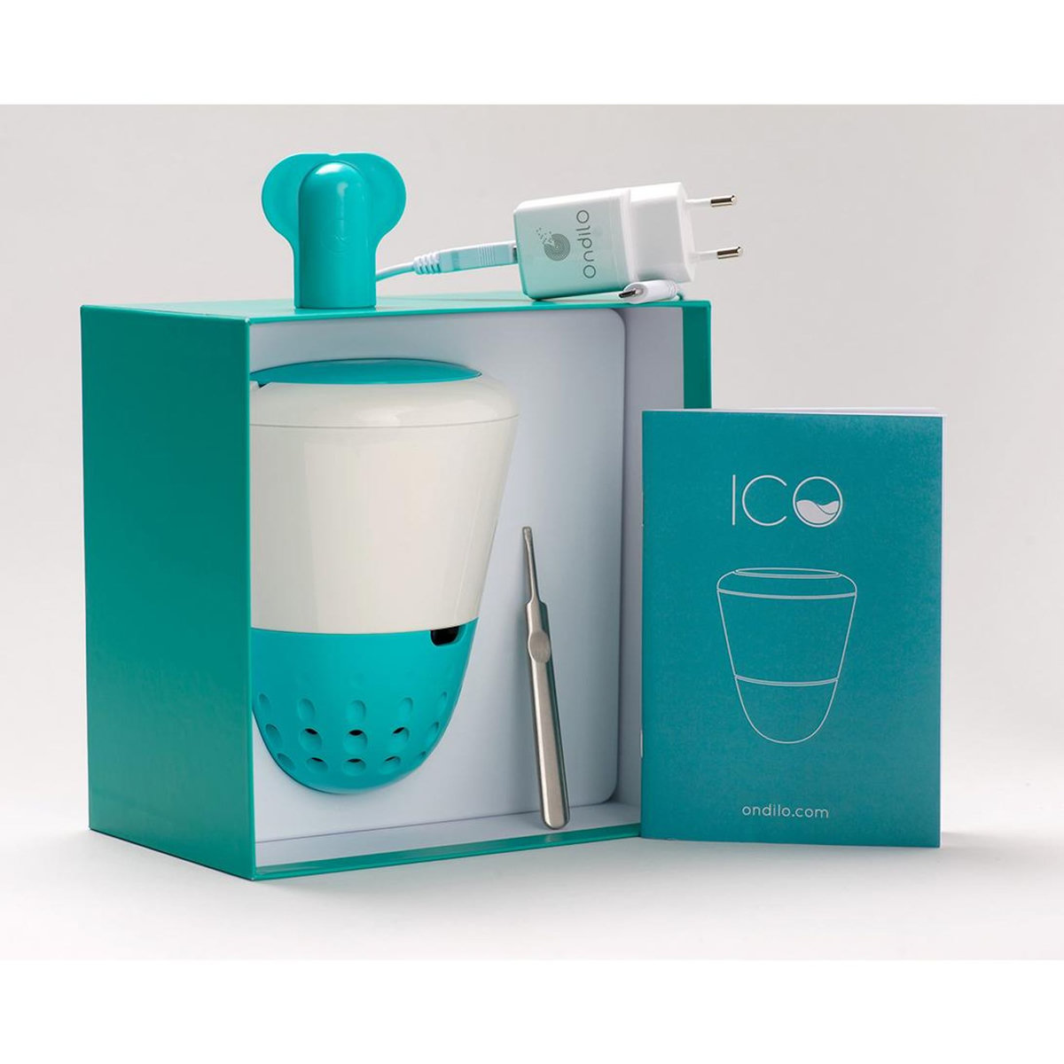 ONDILO Analyseur d?eau connecté pour piscine au sel + kit de calibration - ico pool v2 sel essential+