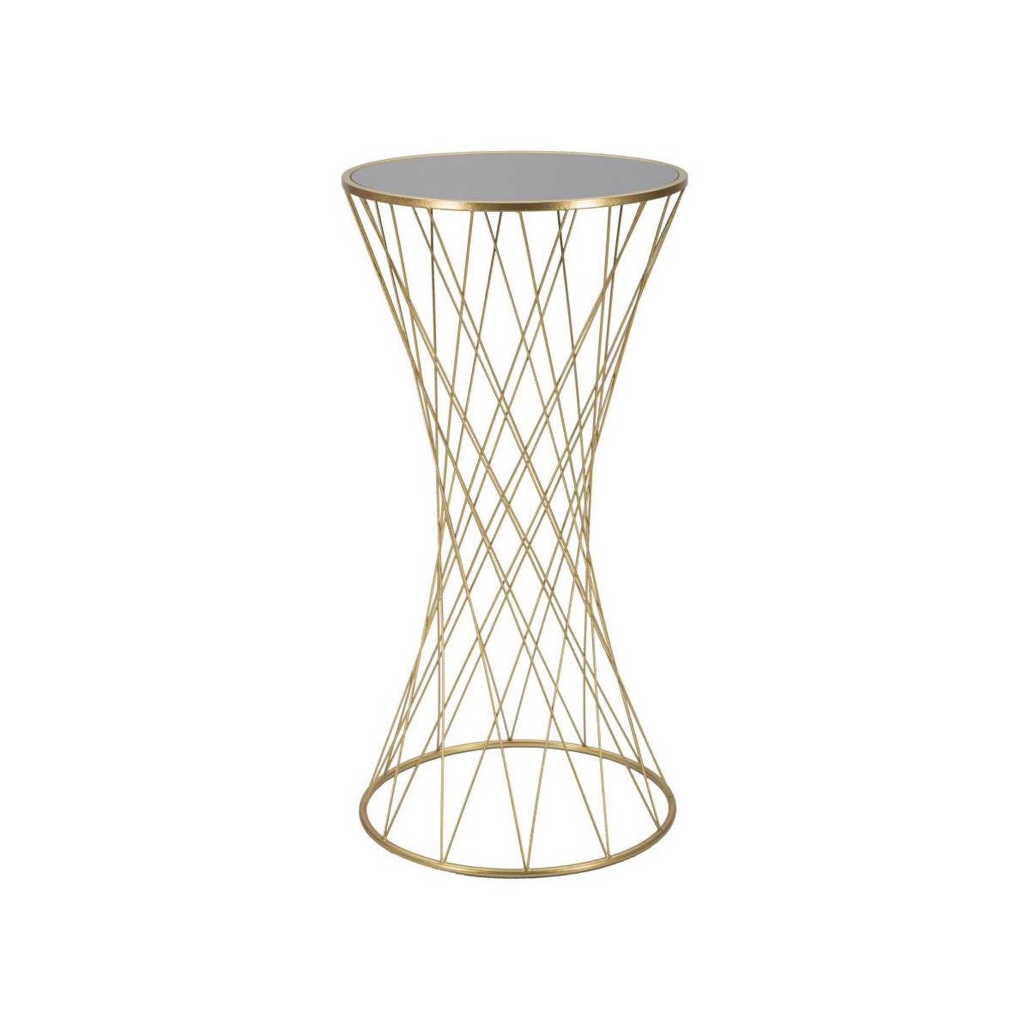 Paris Prix Table d'Appoint en Métal  Tower  100cm Or