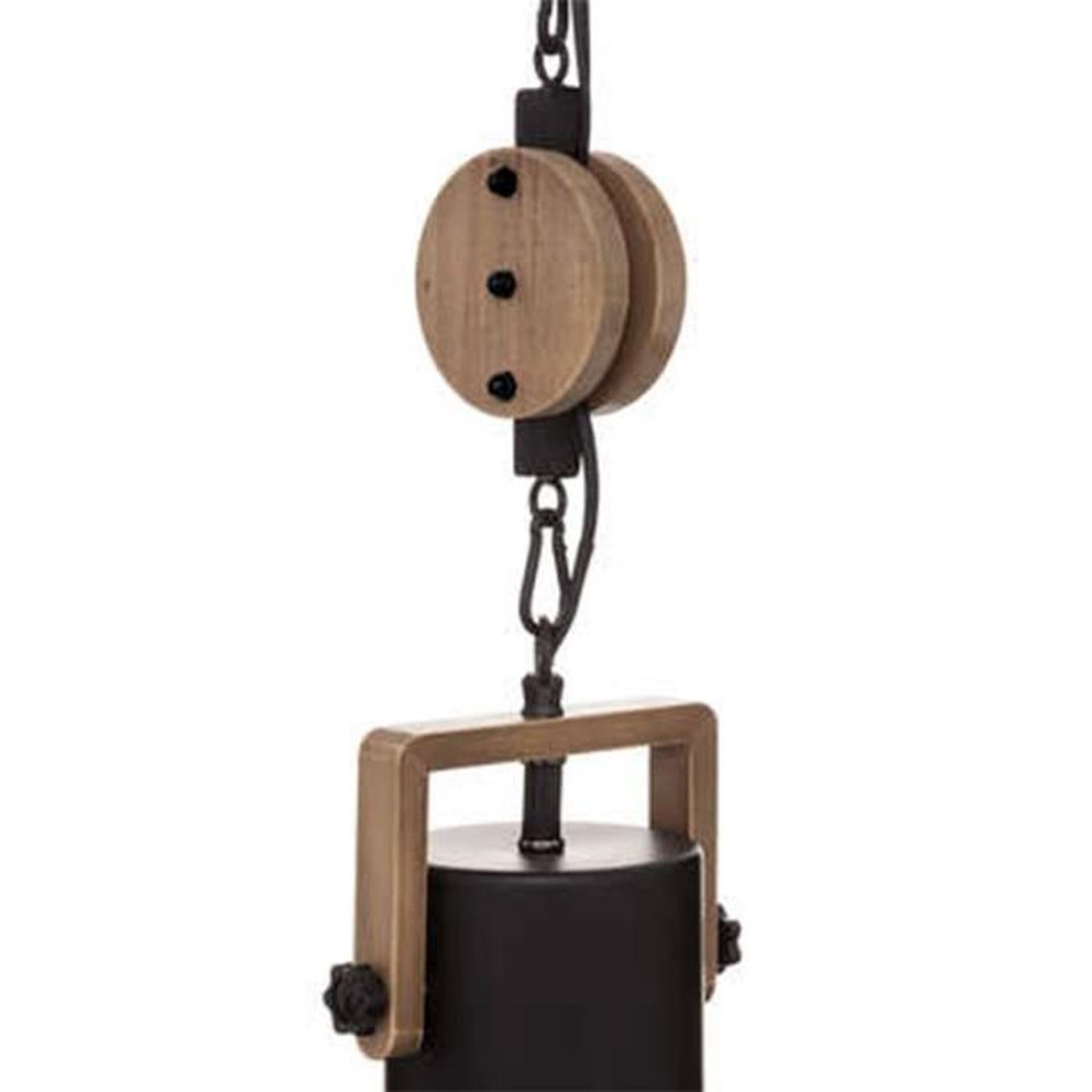 Voir la diapositive 2 : ATMOSPHERA Lampe Suspension en Métal  Silas  23cm Noir