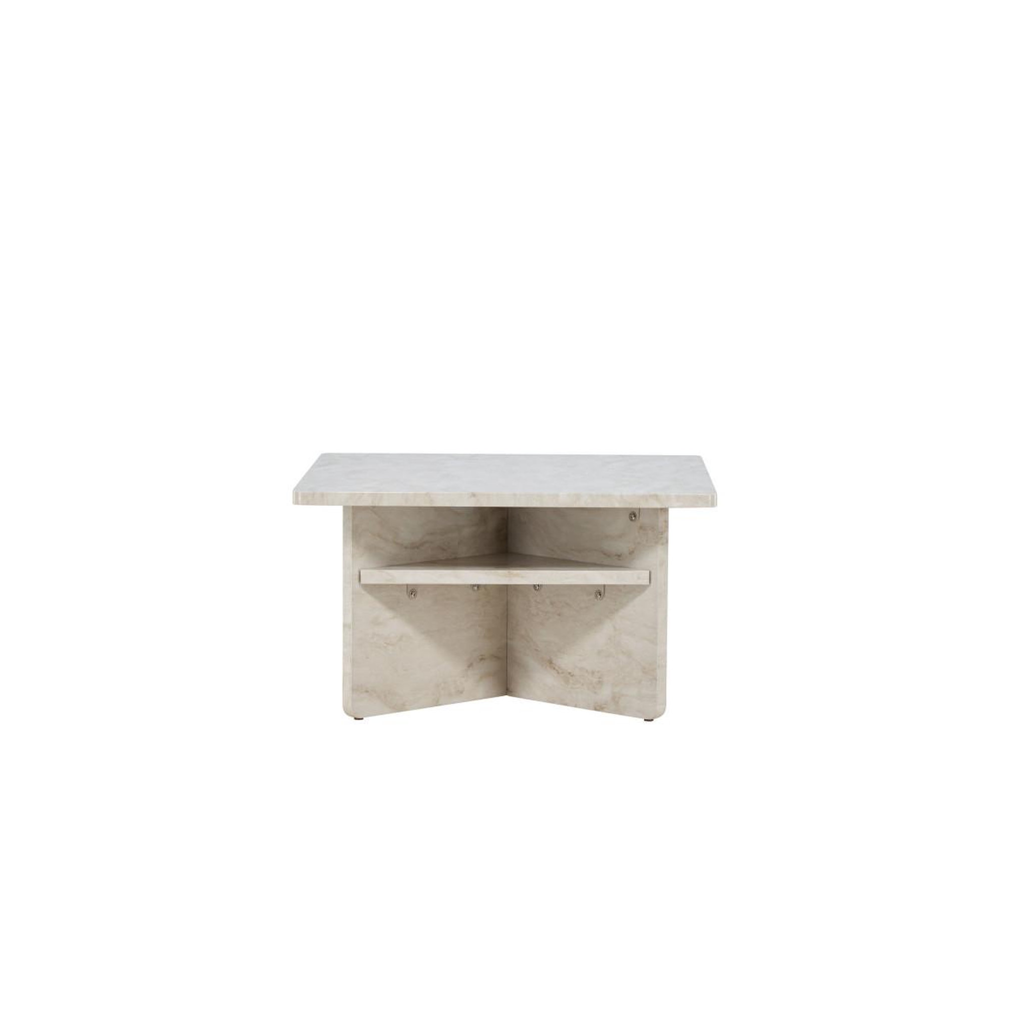 Voir la diapositive 4 : Paris Prix Table basse effet marbre  alesund   75cm beige