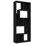 Voir la diapositive 2 : VIDAXL Bibliotheque Noir 67x24x161 cm Bois d'ingenierie