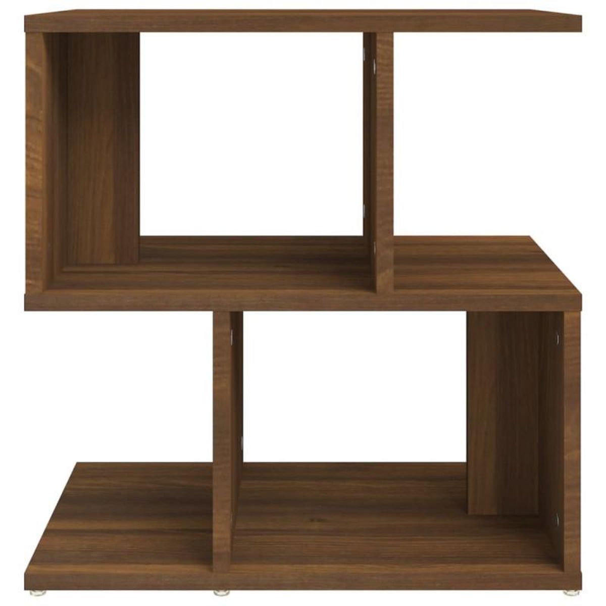 VIDAXL Table de chevet Chêne marron 50x30x51,5 cm Bois d ingénierie