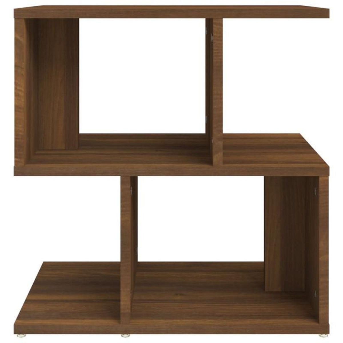VIDAXL Table de chevet Chêne marron 50x30x51,5 cm Bois d ingénierie