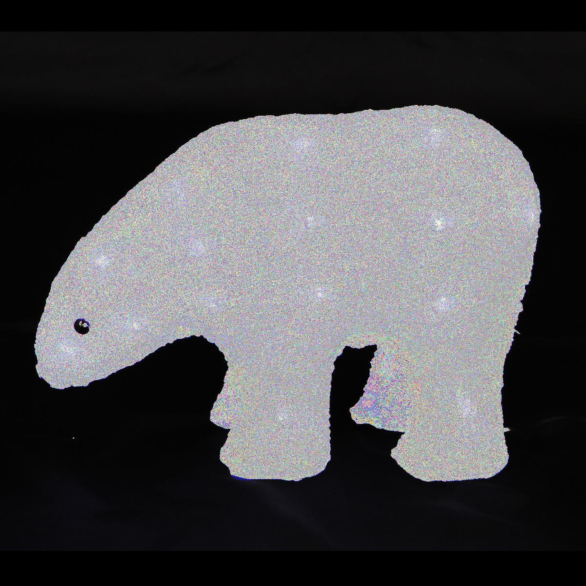 Voir la diapositive 2 : Eden Ours lumineux solaire a led blanc