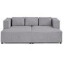 Voir la diapositive 1 : LISA DESIGN Stella - canapé droit 3 places avec double méridienne - assise profonde - en velours côtelé