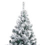 Voir la diapositive 3 : VIDAXL Sapin de Noël artificiel avec neige floquee vert 210 cm PVC