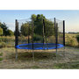 Voir la diapositive 2 : JARDIDECO Trampoline Atlas Ø 2,44 m Bleu - Jardideco