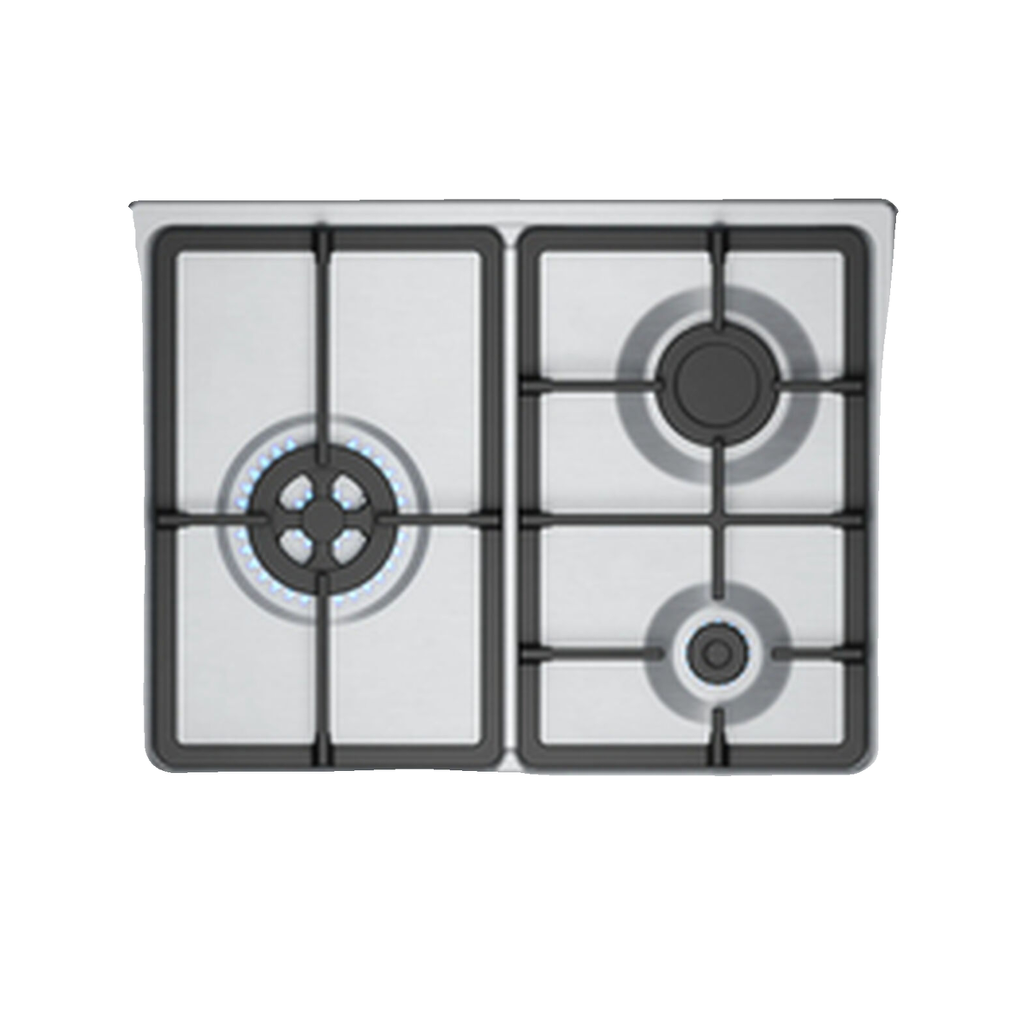 Voir la diapositive 3 : BOSCH Plaque de cuisson gaz PGC6B5K90 60cm 3 zones