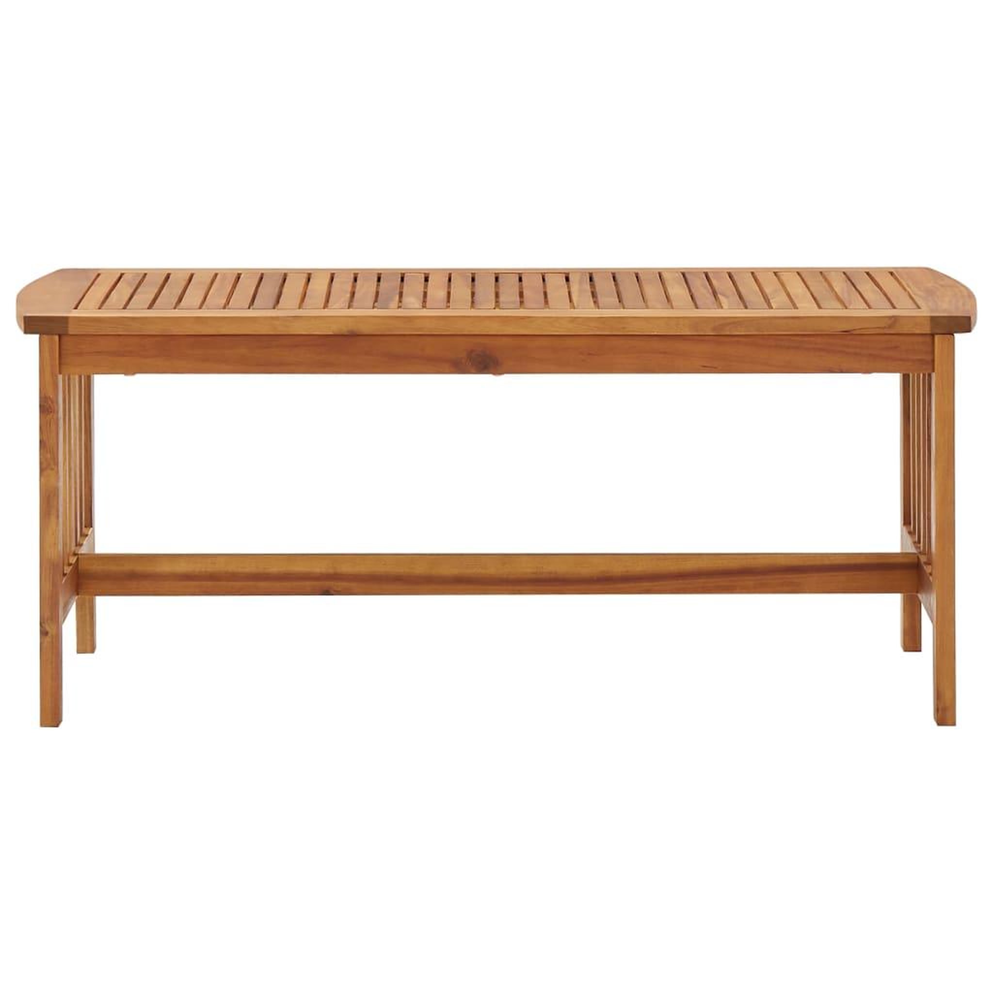 Voir la diapositive 2 : VIDAXL Table basse 102x50x43 cm bois d'acacia solide