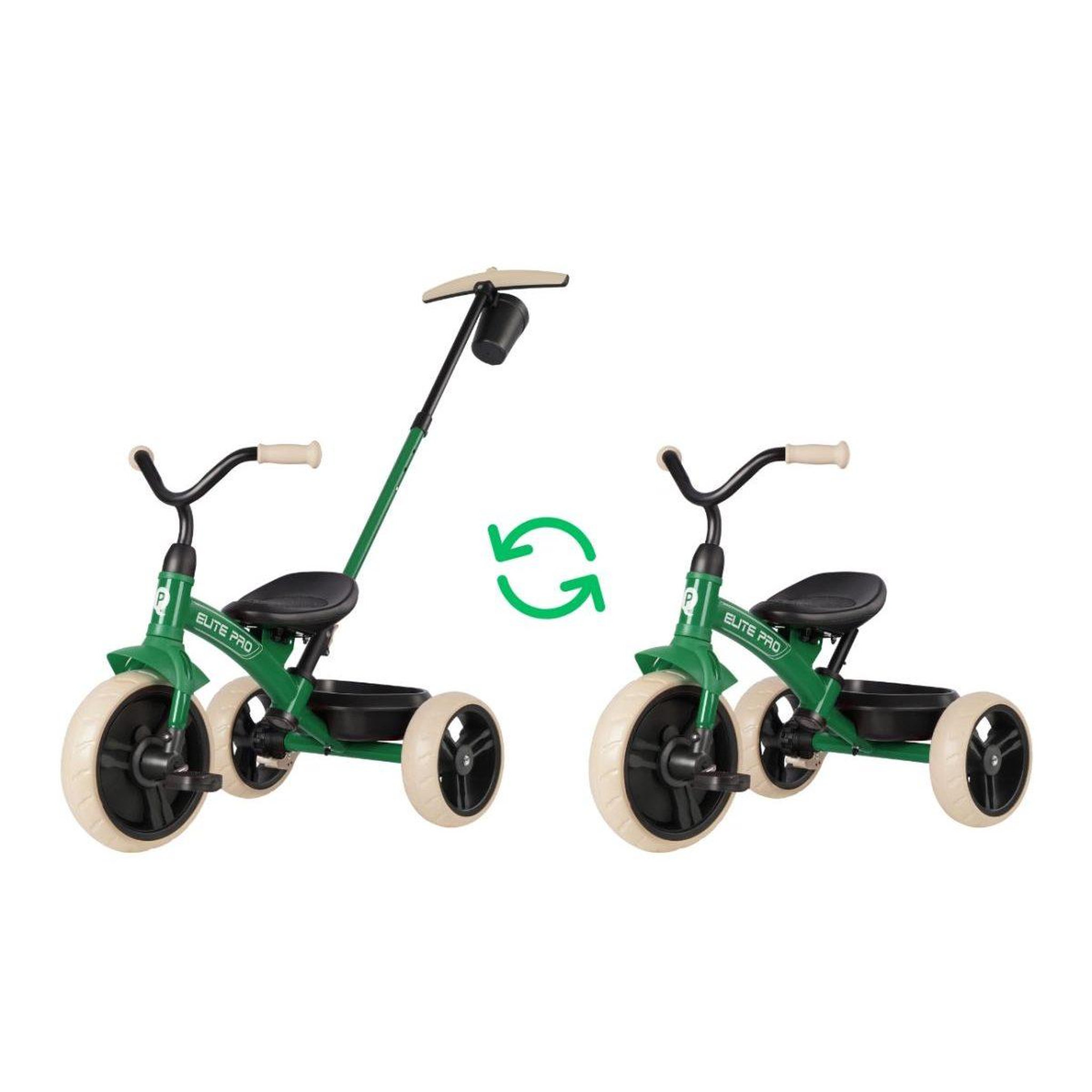 Voir la diapositive 3 : QPLAY Tricycle  elite pro vert