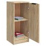 Voir la diapositive 5 : VIDAXL Buffets 2 pcs Chene Sonoma 30x30x70 cm Bois d'ingenierie