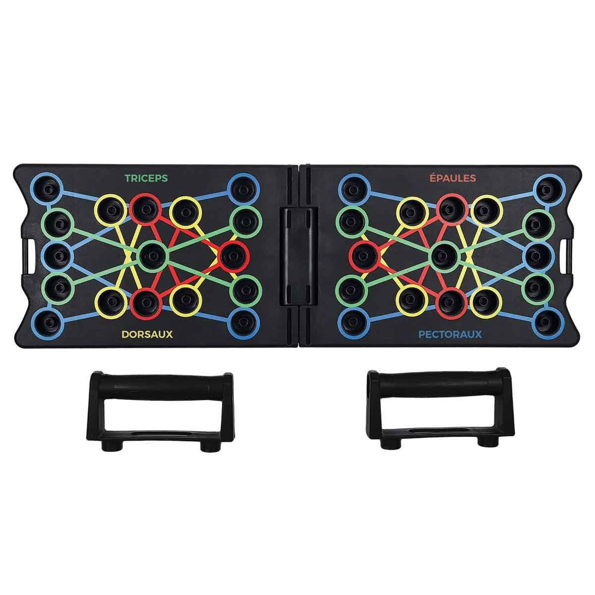 Voir la diapositive 3 : Paris Prix Planche de Musculation  17 en 1  66cm Multicolore