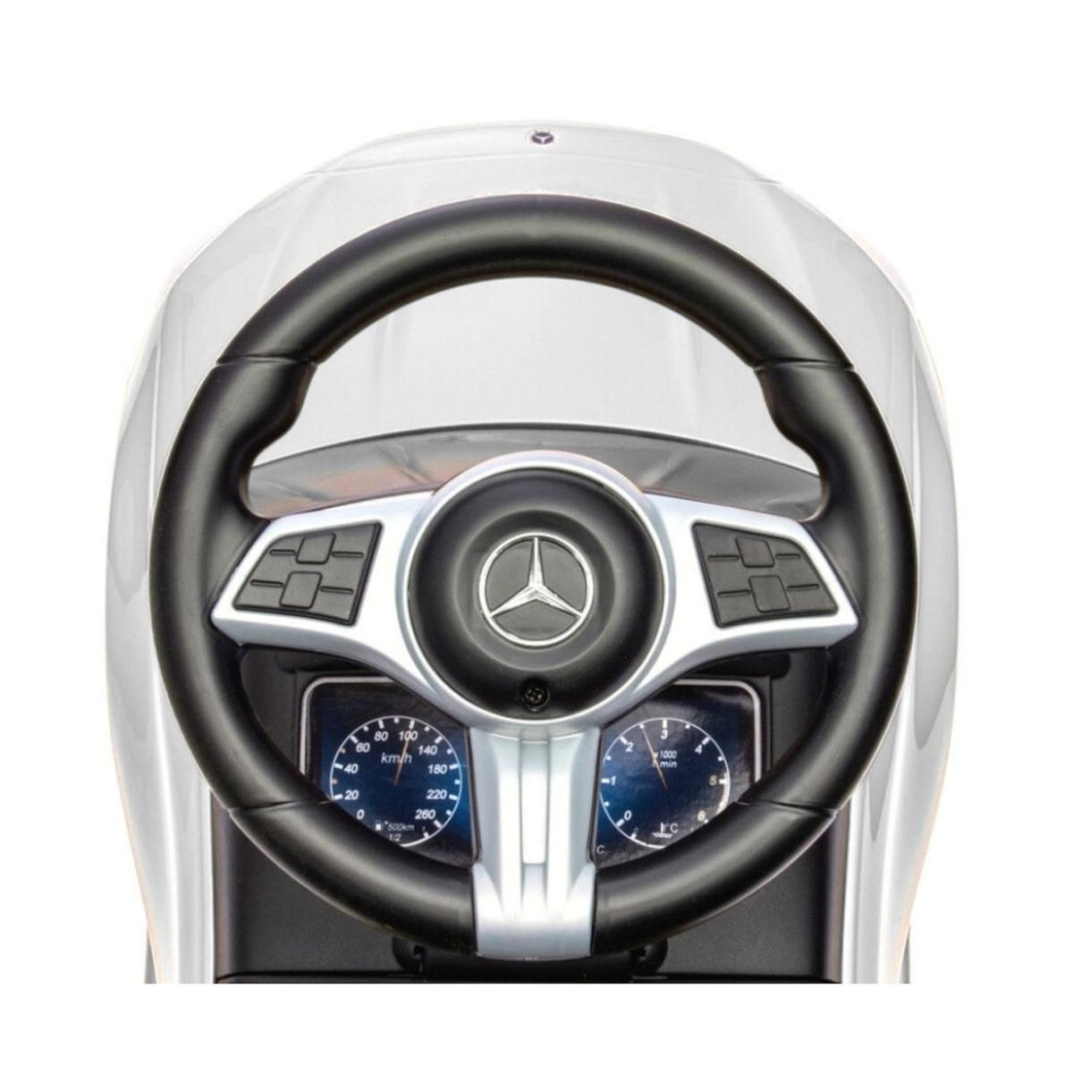 MILLY MALLY Porteur à poignée Mercedes C-Class Deluxe Blanc