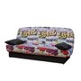 Voir la diapositive 1 : Banquette CLIC CLAC GRAFFITIS matelas 12 cm mousse ferme 25 kg/m3