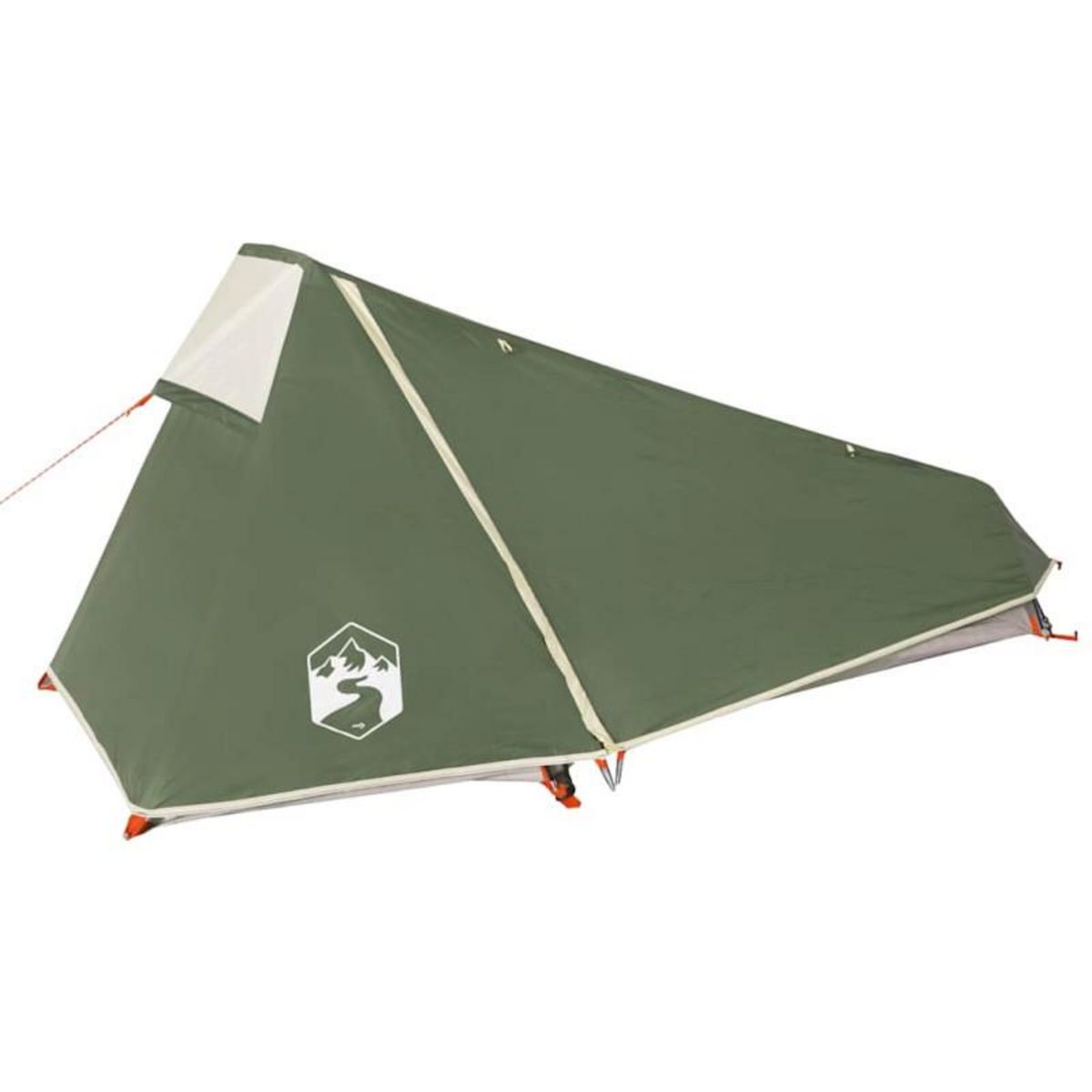 VIDAXL Tente de camping tunnel 1 personne vert imperméable