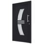 Voir la diapositive 4 : VIDAXL Porte d'entree principale Anthracite 98x208 cm