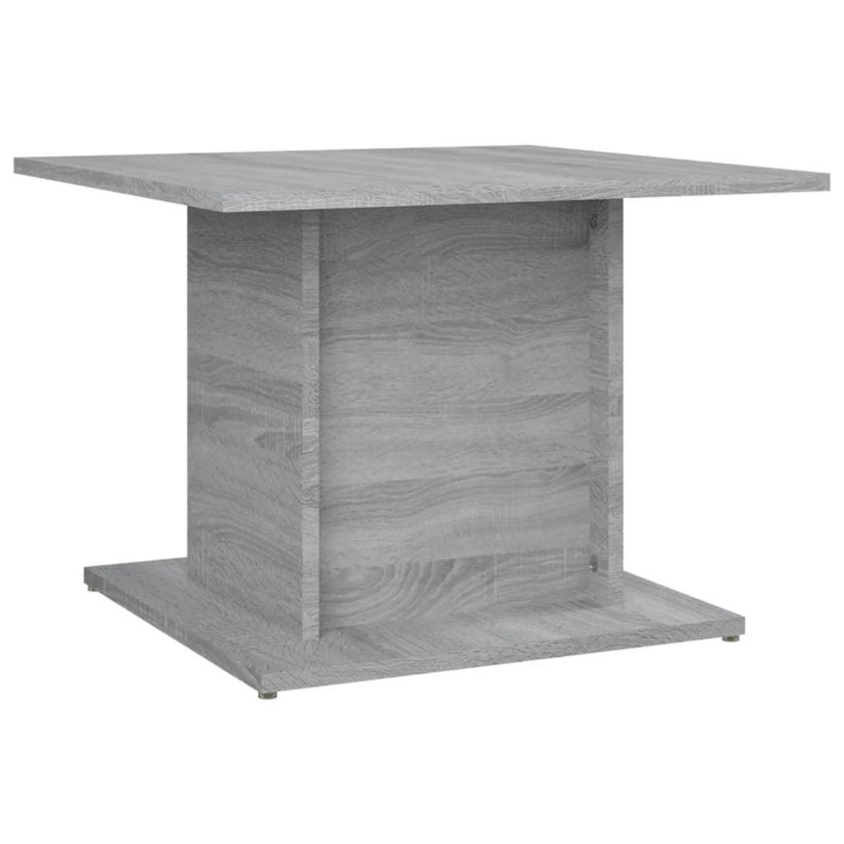 VIDAXL Table basse sonoma gris 55,5x55,5x40 cm bois d'ingenierie