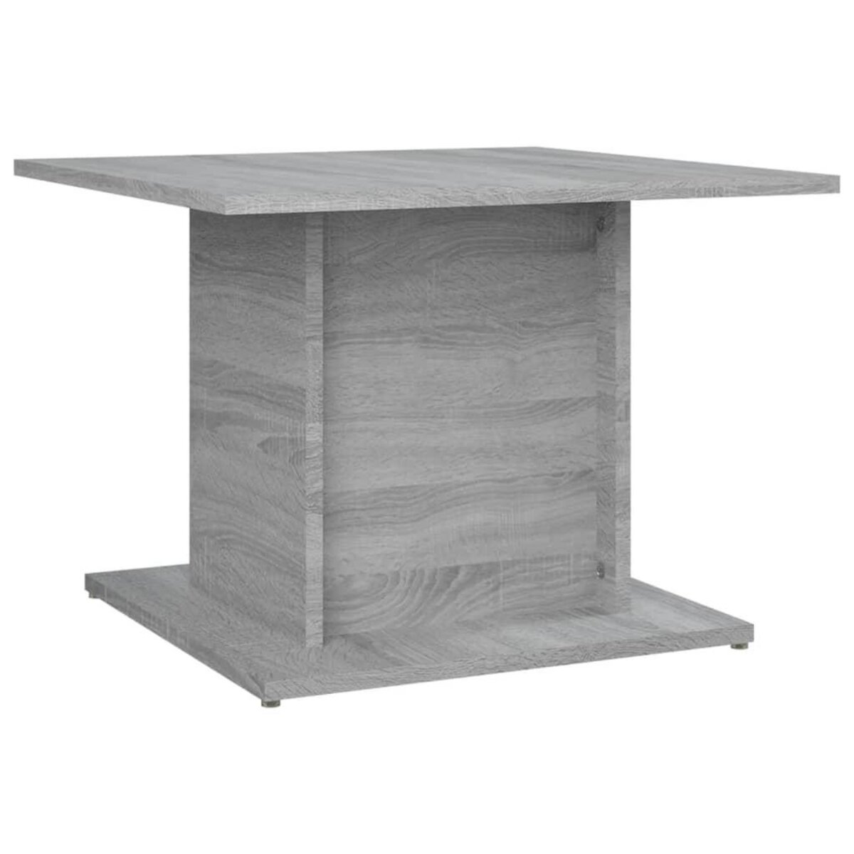 VIDAXL Table basse sonoma gris 55,5x55,5x40 cm bois d'ingenierie
