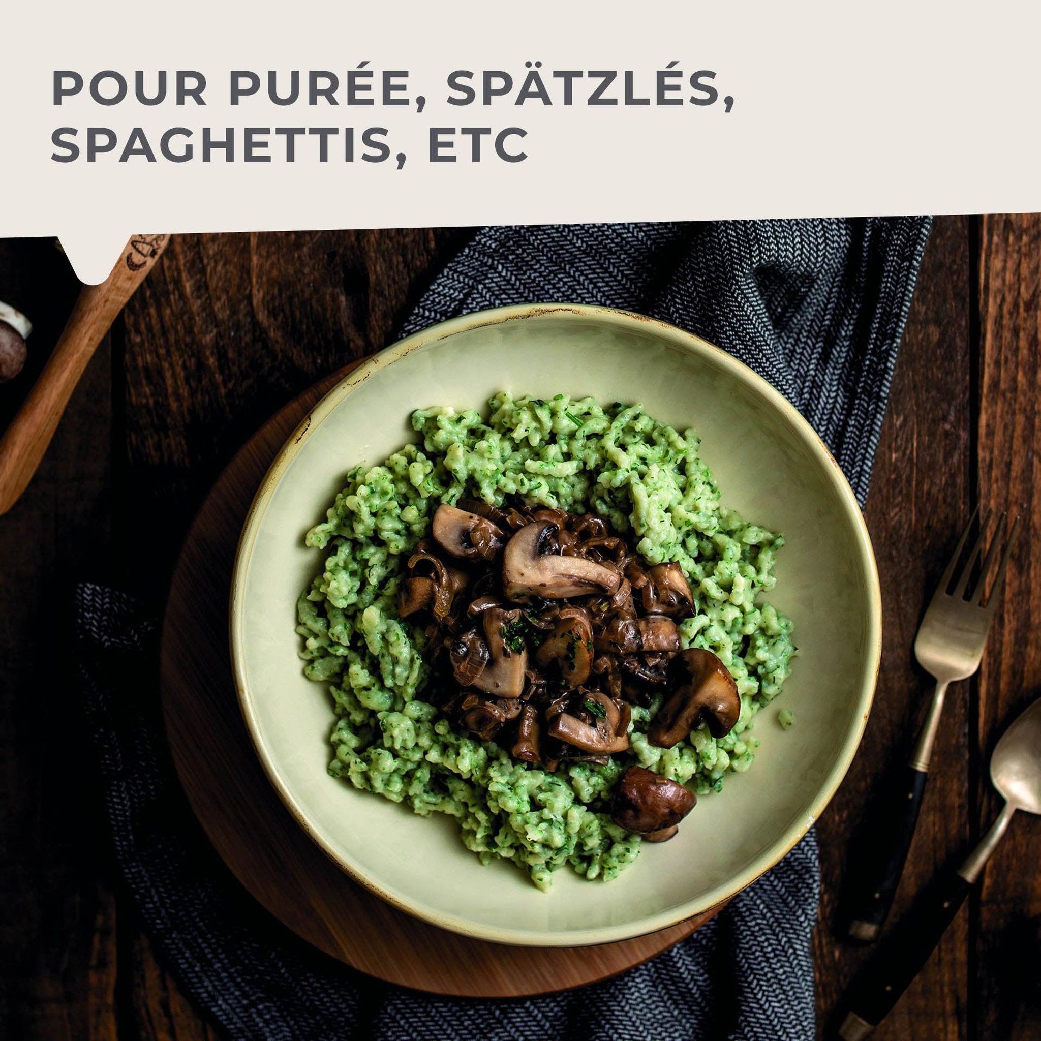 Voir la diapositive 2 : Fackelmann Presse purée et spaetzle manuel fackelmann easy prepare