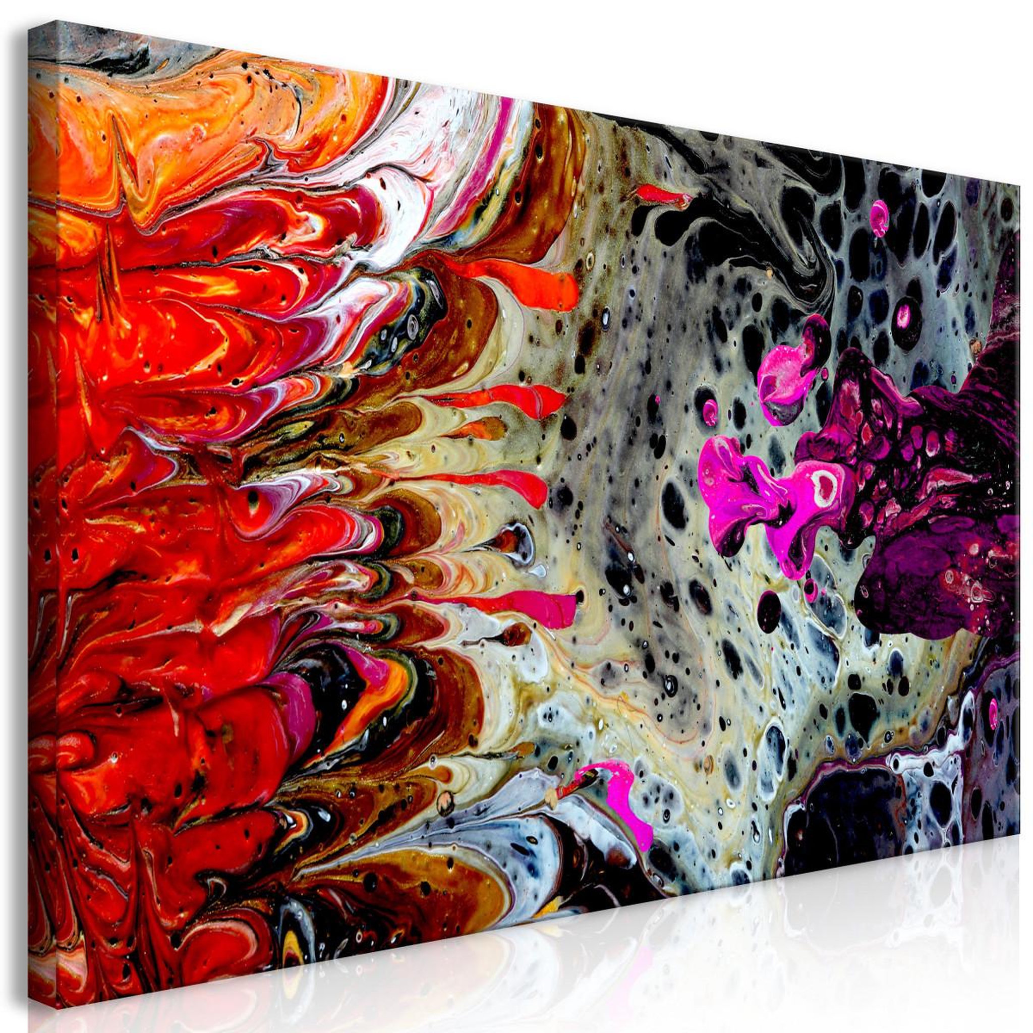 Paris Prix Tableau imprimé  paint fusion wide. Coloris disponibles : Multicolore