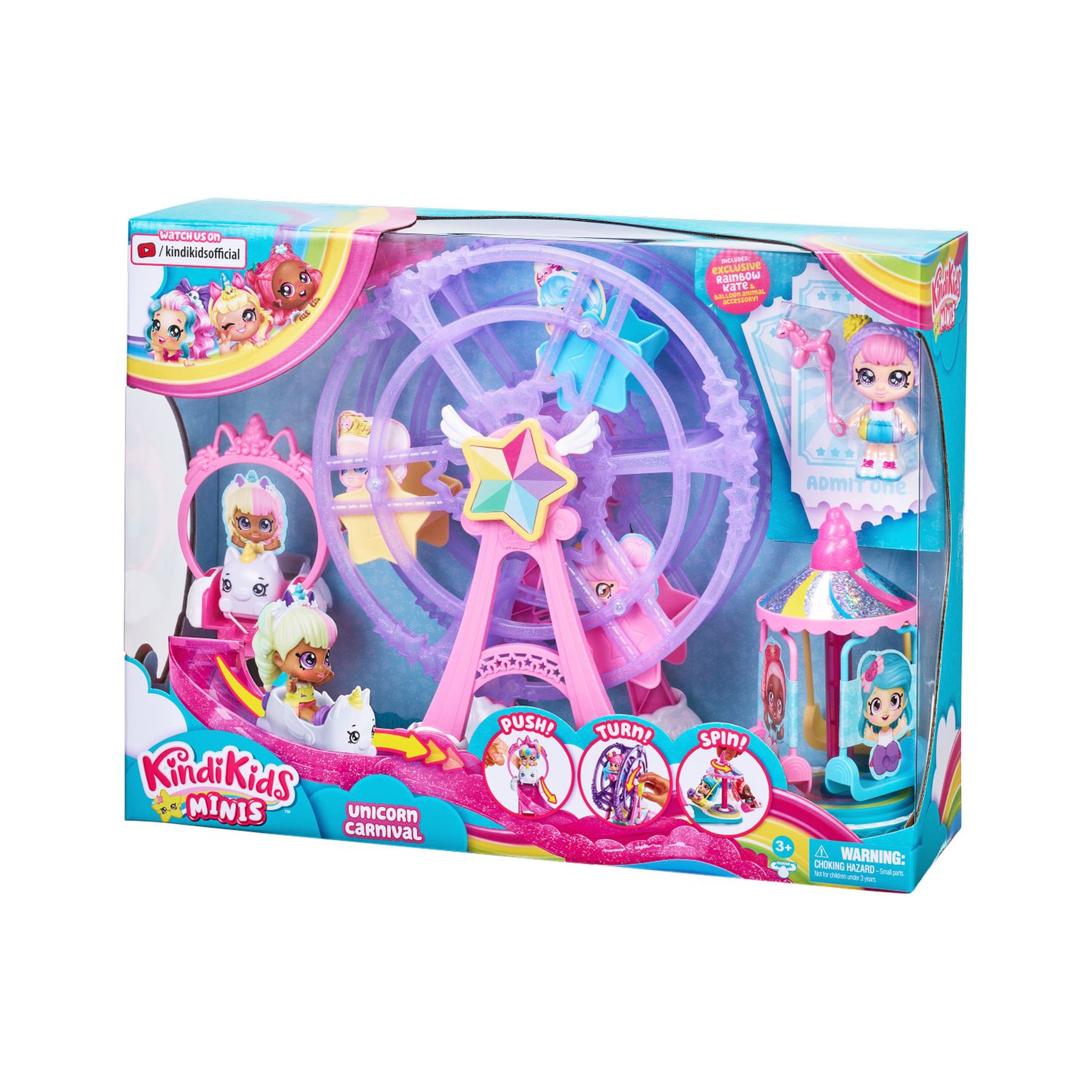 Voir la diapositive 2 : MOOSE TOYS Fête foraine - Une poupée mini Kindi 9 cm Kids