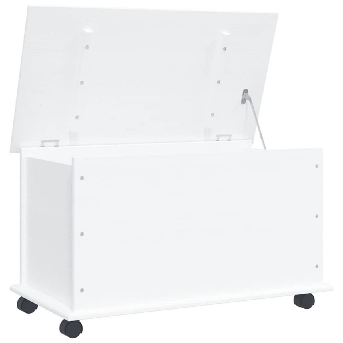 VIDAXL Coffre de rangement et roulettes ALTA blanc 73x39,5x43 cm