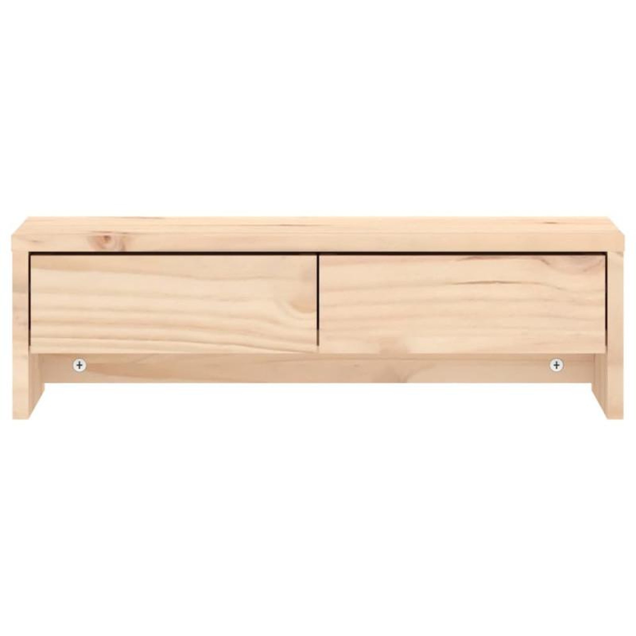 Voir la diapositive 5 : VIDAXL Support pour moniteur 50x27x15 cm Bois de pin solide