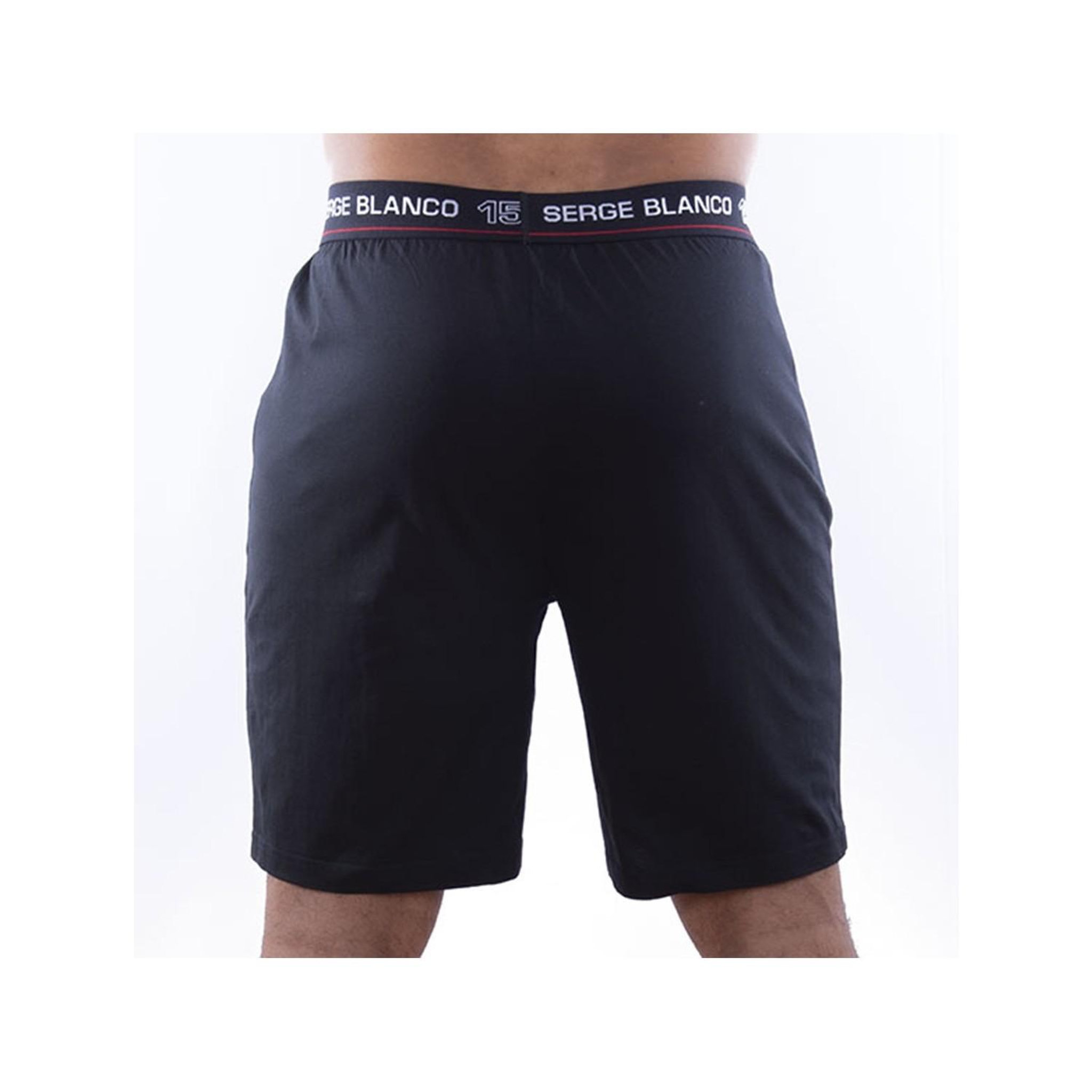 Voir la diapositive 5 : SERGE BLANCO Ensemble homme Pyjama court T-shirt col rond West