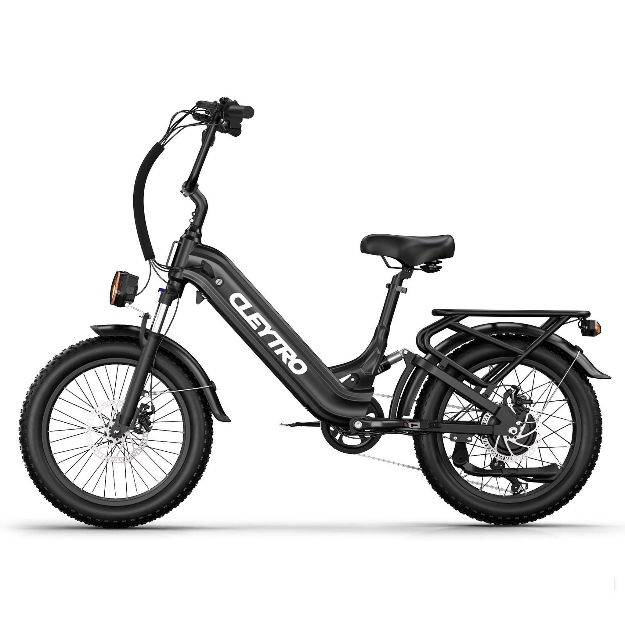 Cleytro Vélo électrique Cleytro XC20, 20 pouces, Fat Bike, batterie 48 V 15,6 Ah. Coloris disponibles : Noir, Rouge
