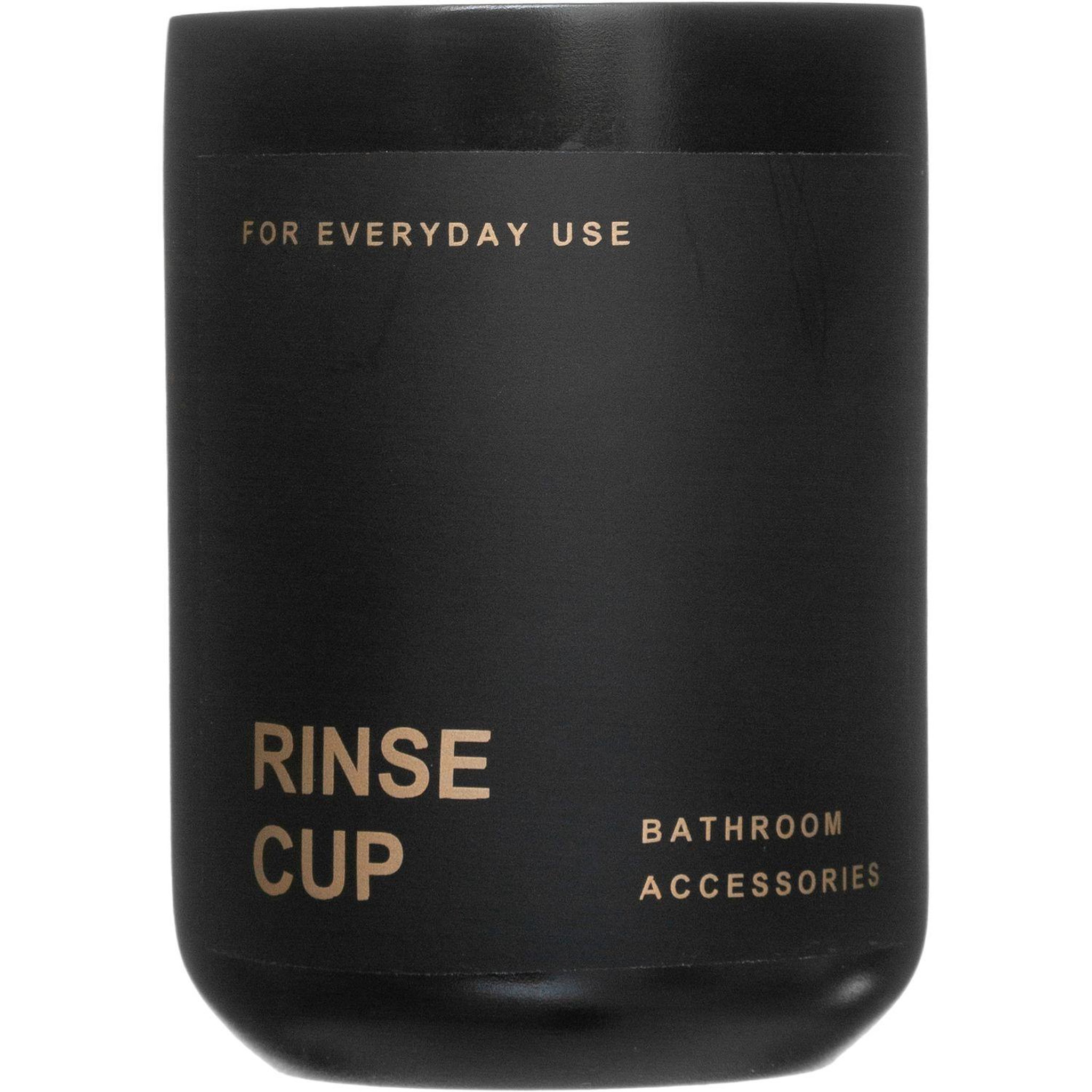 Voir la diapositive 2 : FIVE Gobelet de salle de bain design Black - Noir