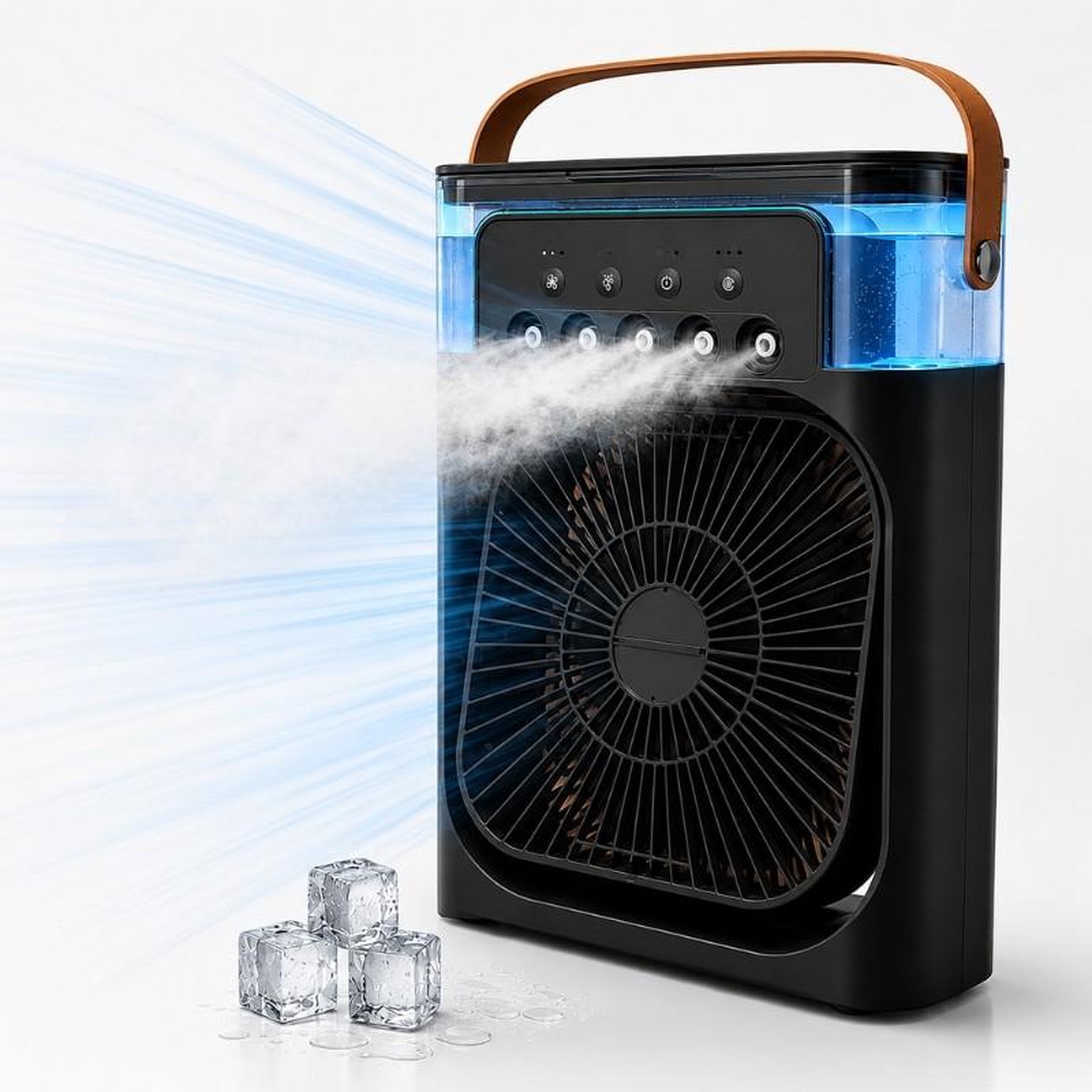 Ventilateur brumisateur de table – usb-c et led