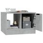 Voir la diapositive 4 : VIDAXL Table basse gris beton 50x50x36 cm bois d'ingenierie