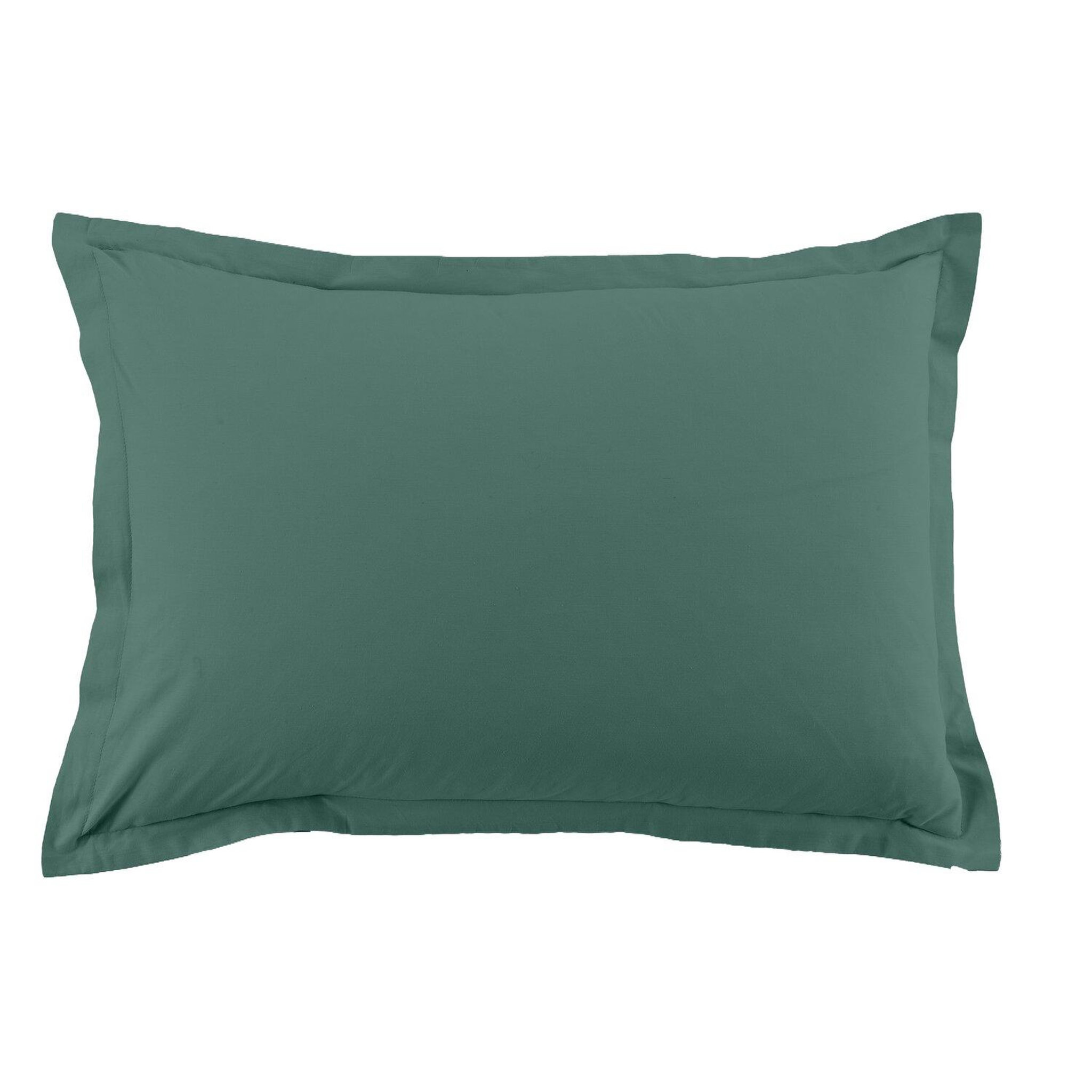 Voir la diapositive 1 : Home collection Paire de taies d'oreiller 100% coton 57fils