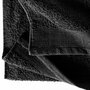 VIDAXL Ensemble de serviettes 12 pcs Coton 450 g/m^2 Noir