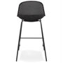 Voir la diapositive 5 : Paris Prix Tabouret de Bar Design  Braddock  96cm Noir