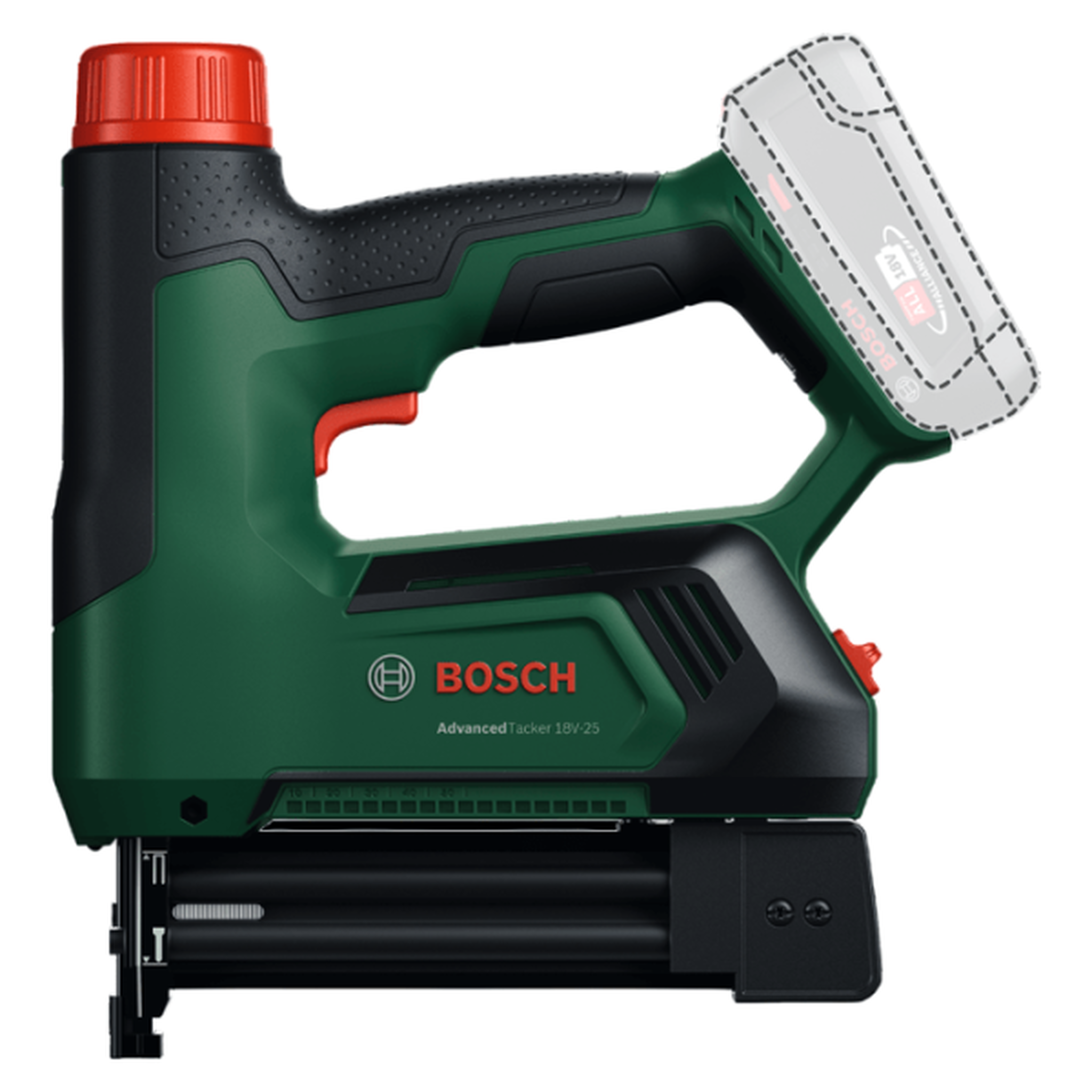 Voir la diapositive 2 : BOSCH Agrafeuse/cloueur sans fil 2 en 1 bosch - advancedtacker 18v-25 - 18v - 30 cps/min - sans batterie ni chargeur