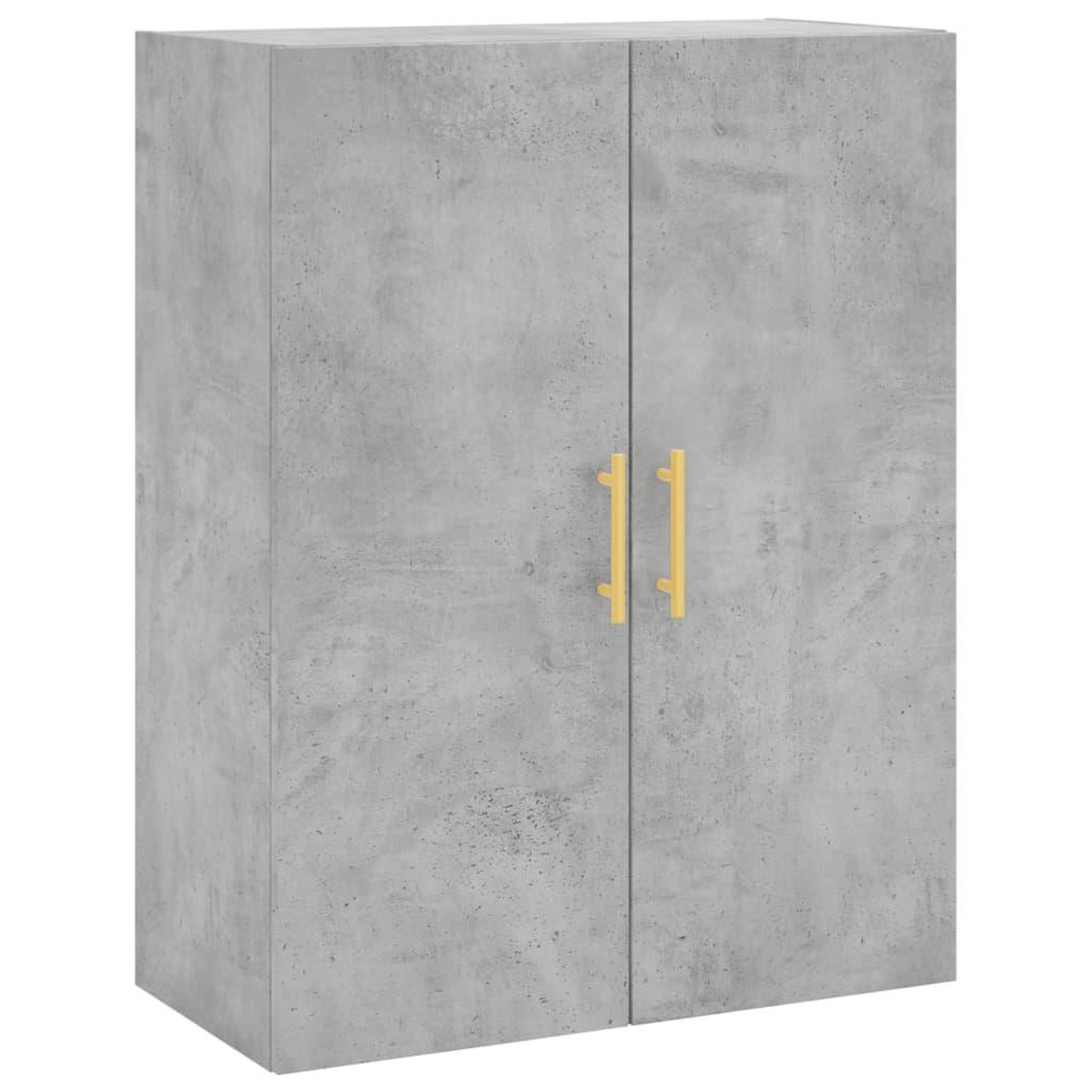 Voir la diapositive 5 : VIDAXL Buffet haut Gris beton 69,5x34x180 cm Bois d'ingenierie