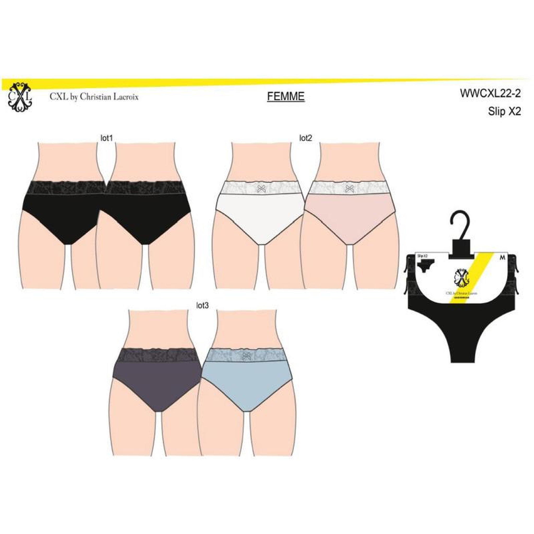Voir la diapositive 4 : Christian Lacroix Culotte CXL By LACROIX X6