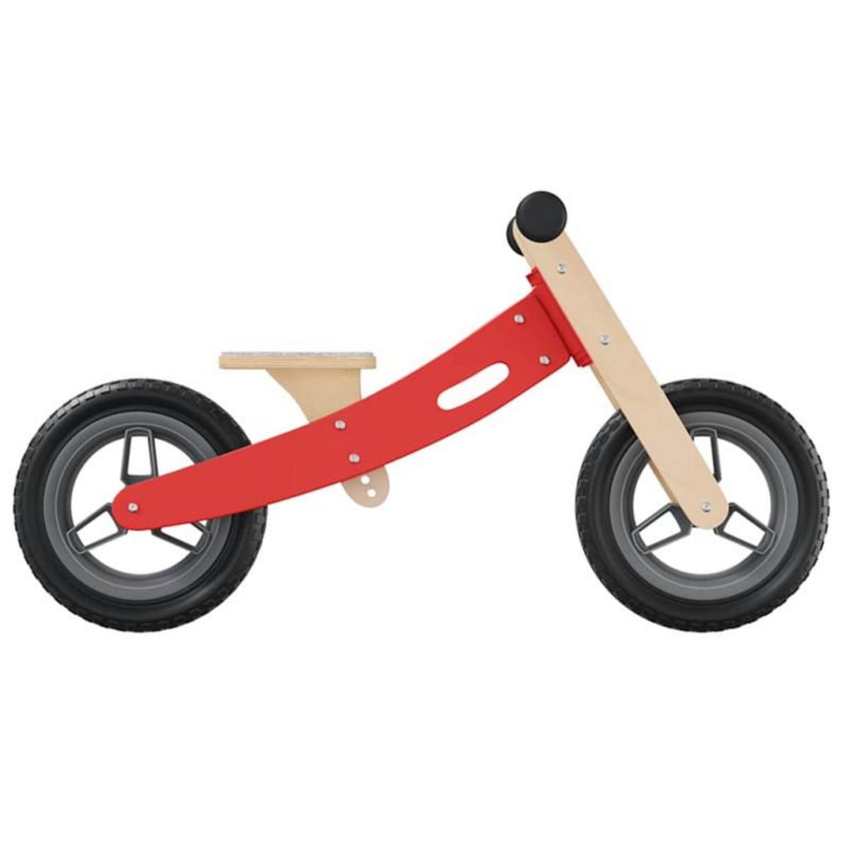 VIDAXL Vélo d équilibre pour enfants rouge