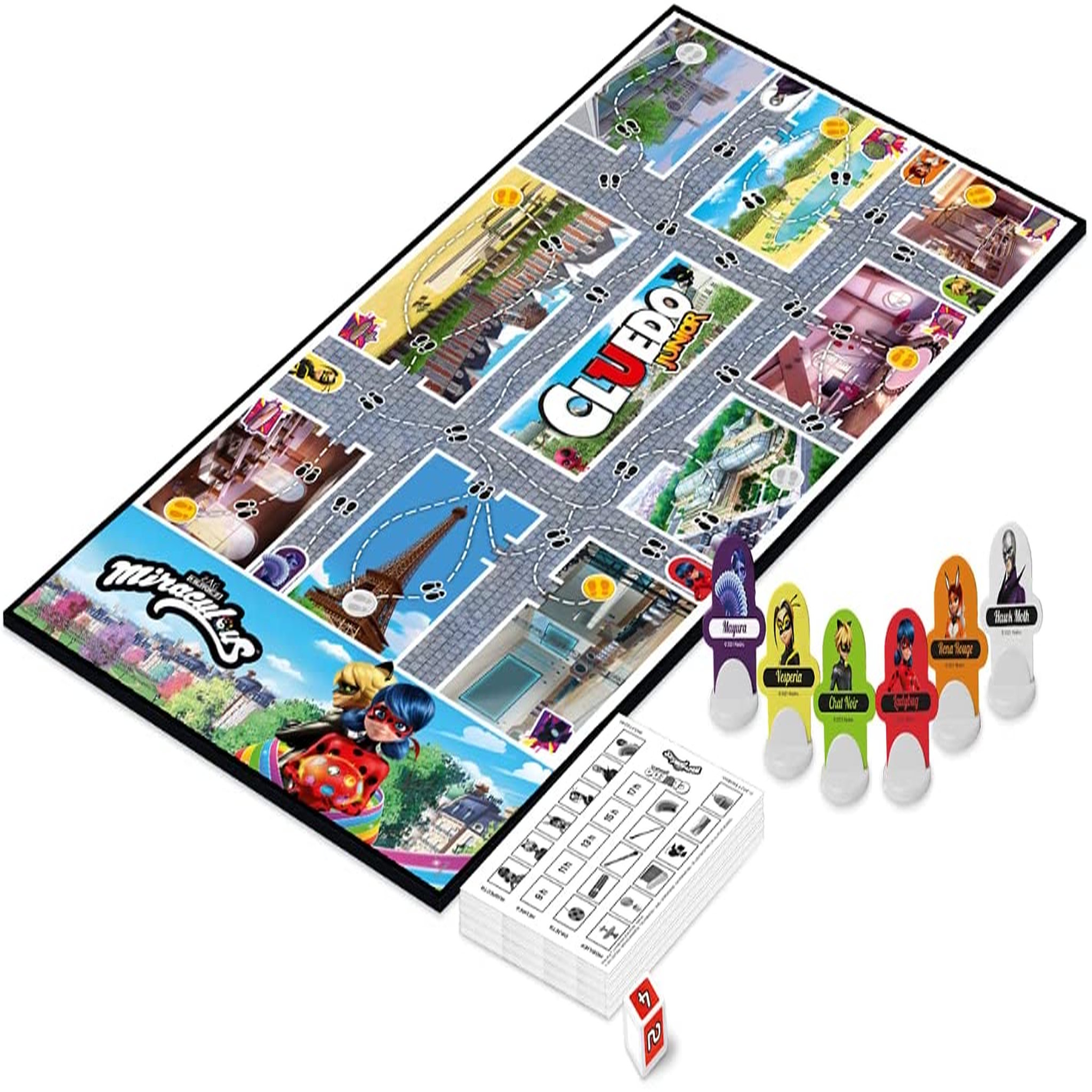 Voir la diapositive 2 :  WINNING MOVES Cluedo junior Miraculous