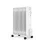 Voir la diapositive 1 : OCEANIC Radiateur électrique bain d'huile 2500W OCEANIC - 3 puissances - 11 éléments - Blanc - Mobile