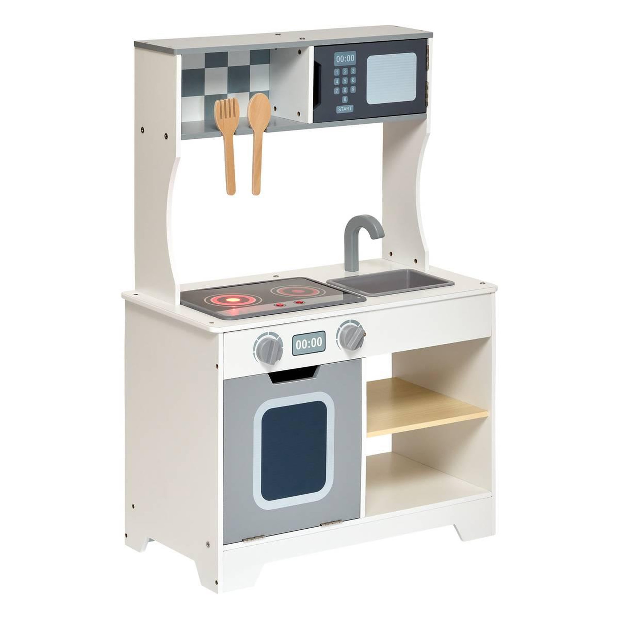 Voir la diapositive 4 : Atmosphera Kids Jeu Cuisine Enfant  Oren  84cm Blanc
