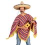 Voir la diapositive 4 : FUNNY FASHION Déguisement Poncho Tequila sunrise - Adulte