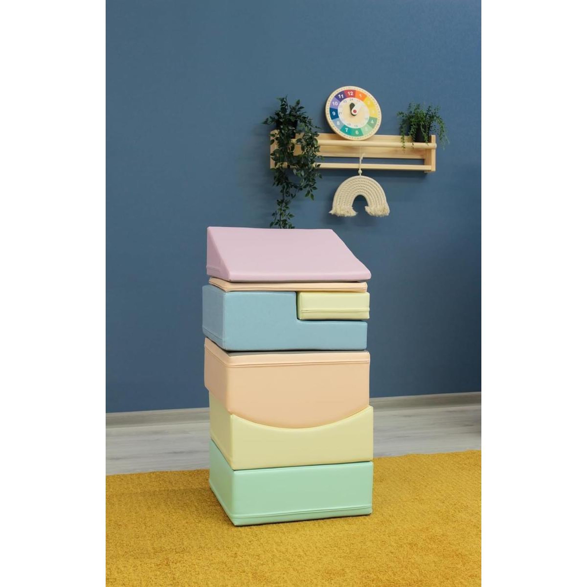 Voir la diapositive 4 : IGLU Ensemble blocs 7S pastel clair