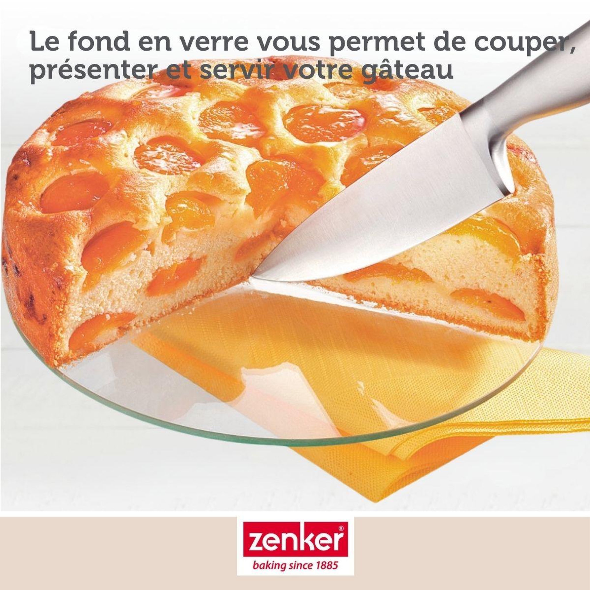 Voir la diapositive 6 : ZENKER Moule à manqué à charnière fond en verre 26 cm zenker energy