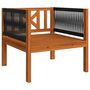 Voir la diapositive 3 : VIDAXL Chaise de jardin avec coussin Bois d'acacia solide